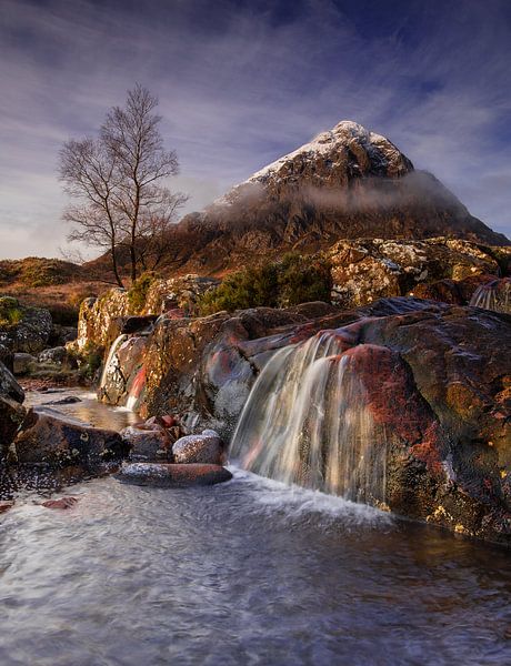 Waterval Buachaille etive mòr, Schotland van Bob Slagter