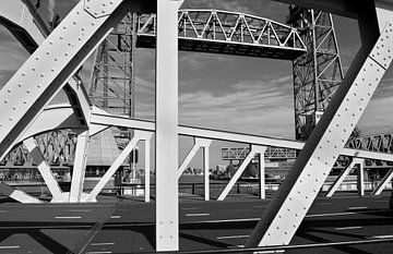 Rotterdam Koninginnebrug van Peter Hofwegen