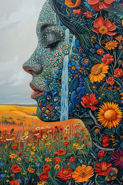 Welttraum | Collage | Modern von Wunderbare Kunst
