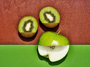 Happy Fruit Apfel Kiwi von Martijn Hoogendoorn