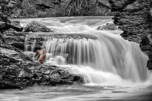 Wasserfall in der Johnston-Schlucht