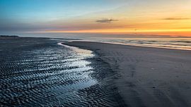Ebb on the north sea beach by Bram Veerman