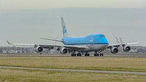 KLM Boeing 747-400M Passagier- und Frachtflugzeug.