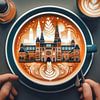 Cafe Latte Rijksmuseum Amsterdam by Digital Art Nederland