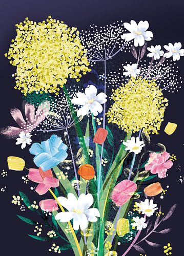 Bouquet de fleurs des champs