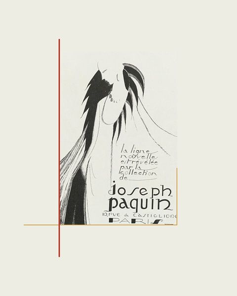 Joseph Paquin Art Deco Advertising - Boho, chic, Paris by NOONY