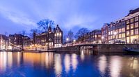 Amsterdam during the evening.