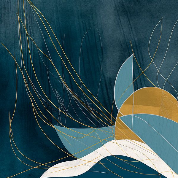 Abstract werk van Hetty Lamboo