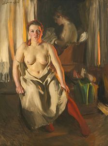 Anders Zorn - Rote Strümpfe (1914)