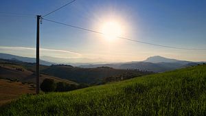 Heuvellandschap Abruzzen, Italië