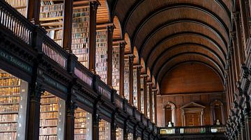 Longroom Trinity College Bibliotheek van Terry De roode