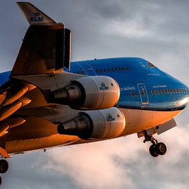 KLM Boeing 747 take off by Aron van Oort