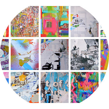 Street art 'Door de ogen van een kind' van SpeelseKunst