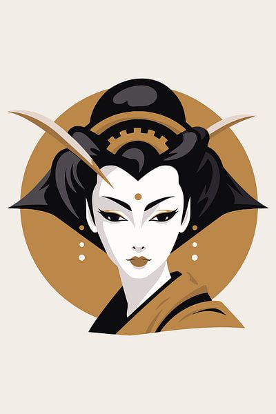 Japandi Muurkunst - Zen Sfeer van Marian Nieuwenhuis