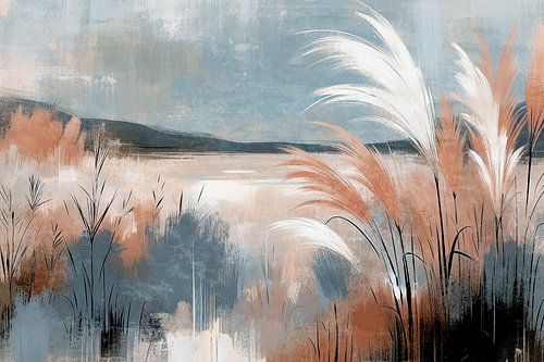 Scandinavisch graslandschap
