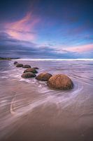 New Zealand Moeraki Boulder Beach