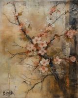 La floraison dans le style wabi sabi