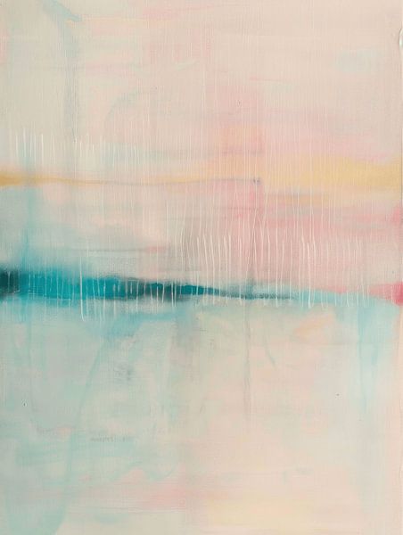 Minimalisme, abstraction moderne dans des couleurs pastel par Japandi Art Studio