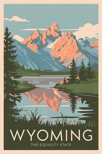 Wyoming Vintage Reisposter