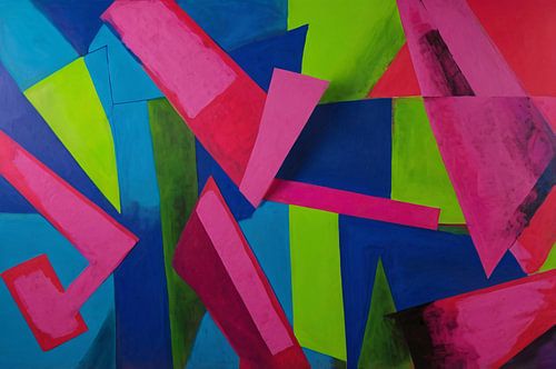 Kleurrijk abstract geometrisch ontwerp