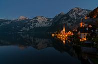 Hallstatt in the blue hour by Jos Pannekoek thumbnail