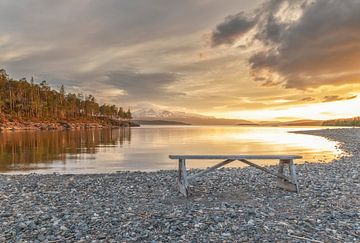 Sonnenuntergang in Schweden von Marcel Kerdijk