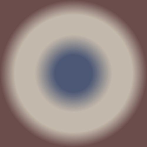 Abstract minimalistisch kleurverloop in vintage kleuren