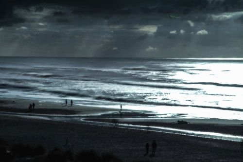 Dänemark Strand im Gegenlicht