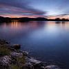 Stille am Ufer-Abendstimmung am See von Christina Bauer Photos