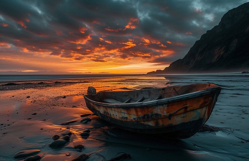 Boot romantiek van fernlichtsicht