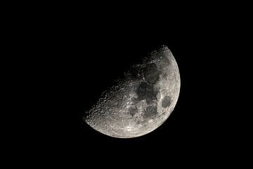 Der Mond und seine dunkle Seite von Sjoerd van der Wal Fotografie