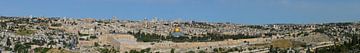 Uitzicht Olijfberg Jeruzalem van Gerben van den Hazel