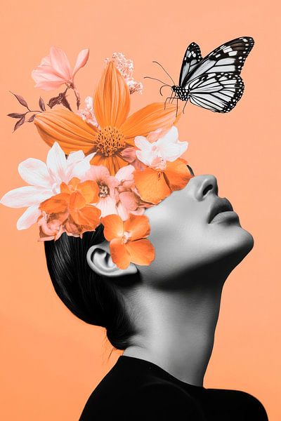 Blooming splendour in the head of the dreamer by Poster Art Shop