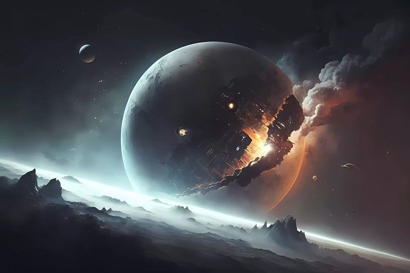 Himmlische Eruption von Vythryd Arts