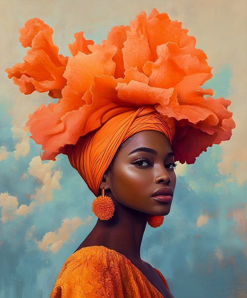 African Colours Portrait by But First Framing