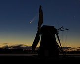 Comet Neowise with windmill by Hannon Queiroz thumbnail