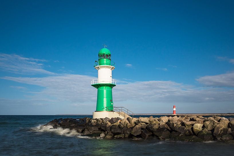 Die Mole in Warnemünde von Rico Ködder