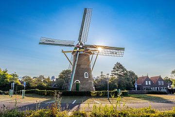 Molen weltevreden in Domburg (liggend) van Danny Bastiaanse