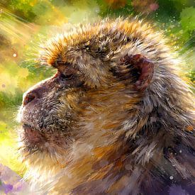 Affe im Kopf von Linda de Klein