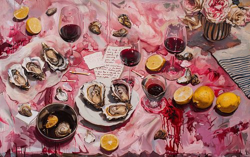 Seduction on Pink Linen