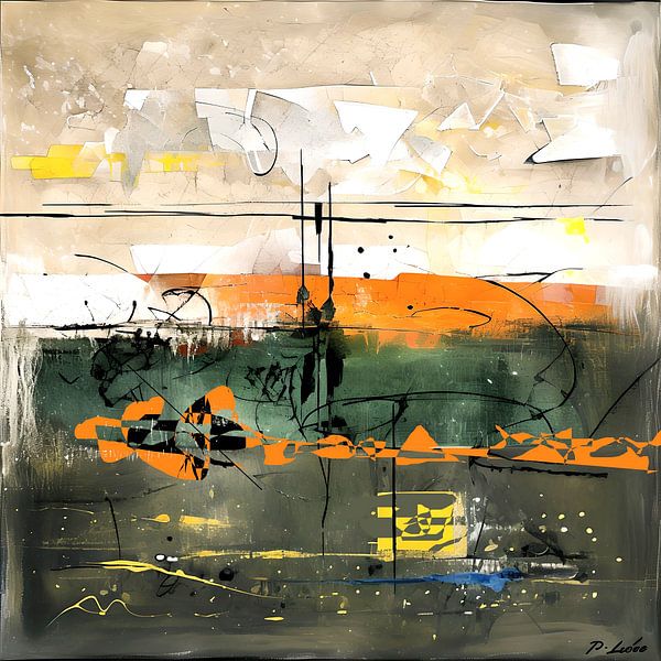 Levendig wandtapijt van pol ledent
