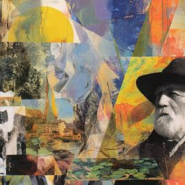 Man in the mountains by Vlindertuin-Art