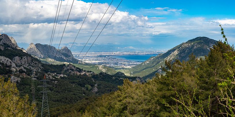 Mountain panorama over Antalya - view of the Taurus Mountains by Photo Art Thomas Klee