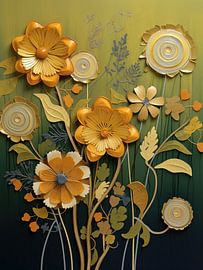 Fleurs abstraites sur Bert Nijholt