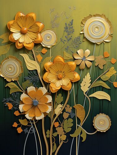 Flowers abstract