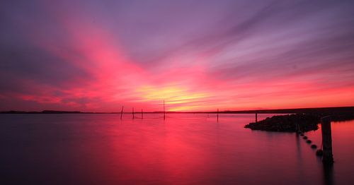 Zonsondergang in Zeeland