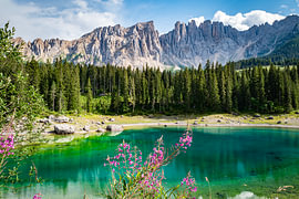 Carezza-See – Ein bezaubernder Bergsee in den Dolomiten von Eriks Photoshop