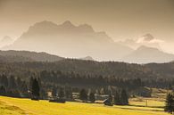 Avondlijke sfeer in het Karwendelgebergte bij Krün van ManfredFotos thumbnail