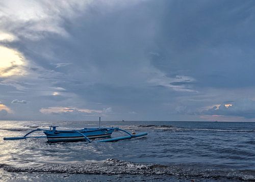 Vissersschip op Bali