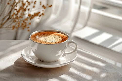 kop koffie of cappuccino